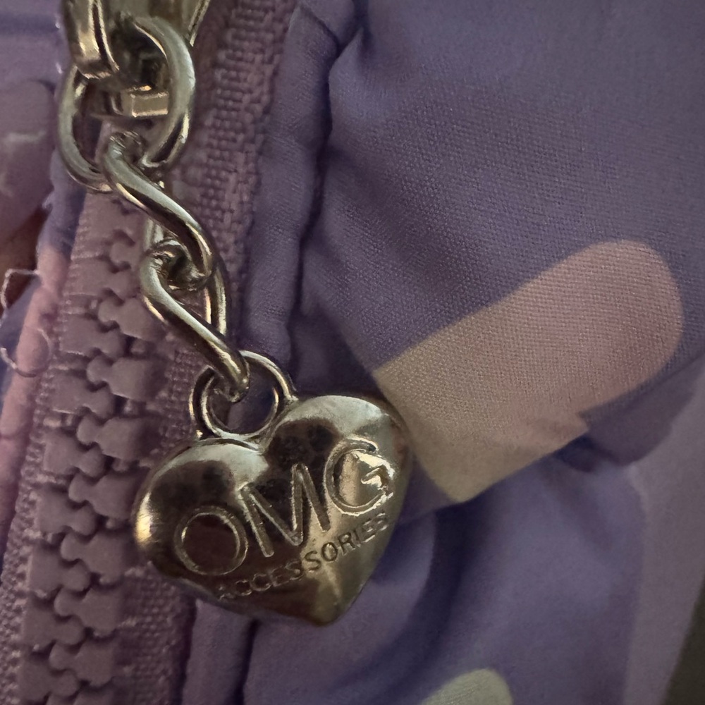 OMG accessories lavender Heart Kids Backpack - Picture 8 of 8